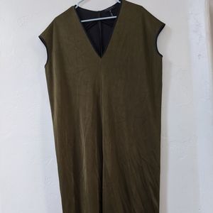 Rag & Bone Olive Green Silk Dress